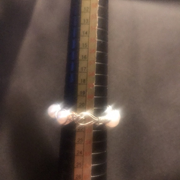 love, Savvy Handcrafted Braided Wire Pearl Beaded Ring - Picture 4 of 5